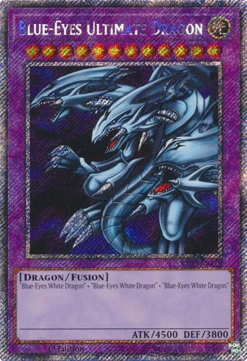 Blue-Eyes Ultimate Dragon - Platinum Secret Rare