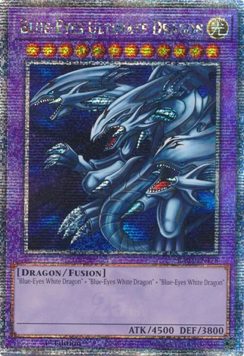 Blue-Eyes Ultimate Dragon - Quarter Century Secret Rare