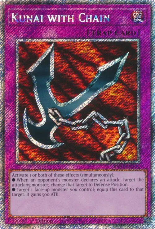 Kunai with Chain - Platinum Secret Rare