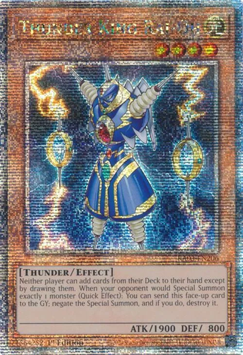 Thunder King Rai-Oh - Quarter Century Secret Rare