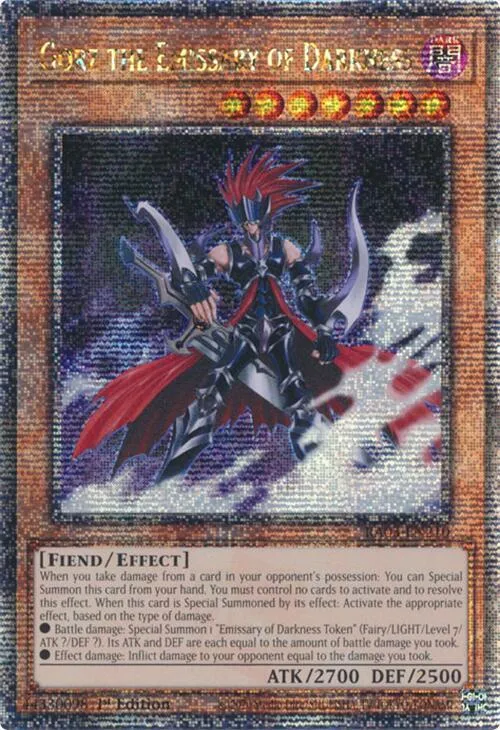 Gorz the Emissary of Darkness - Quarter Century Secret Rare