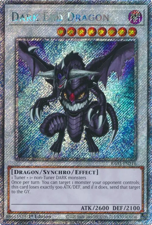Dark End Dragon - Platinum Secret Rare