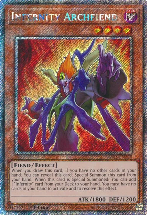 Infernity Archfiend - Platinum Secret Rare