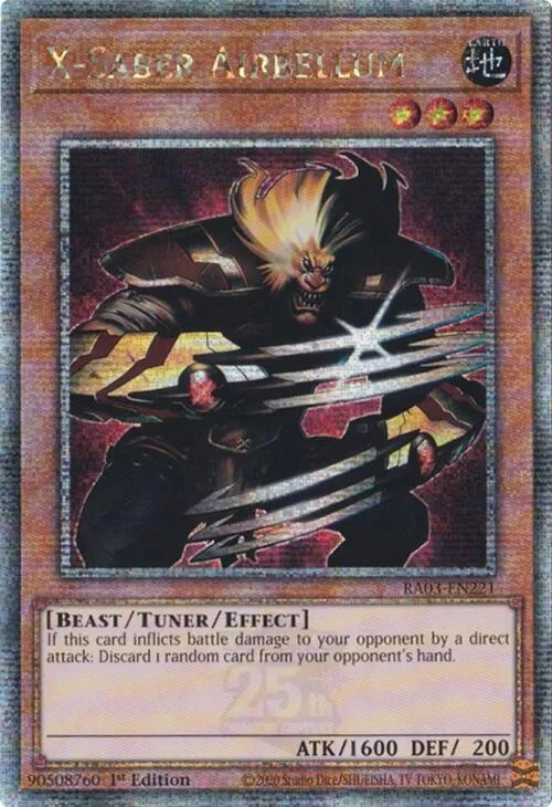 X-Saber Airbellum - Quarter Century Secret Rare
