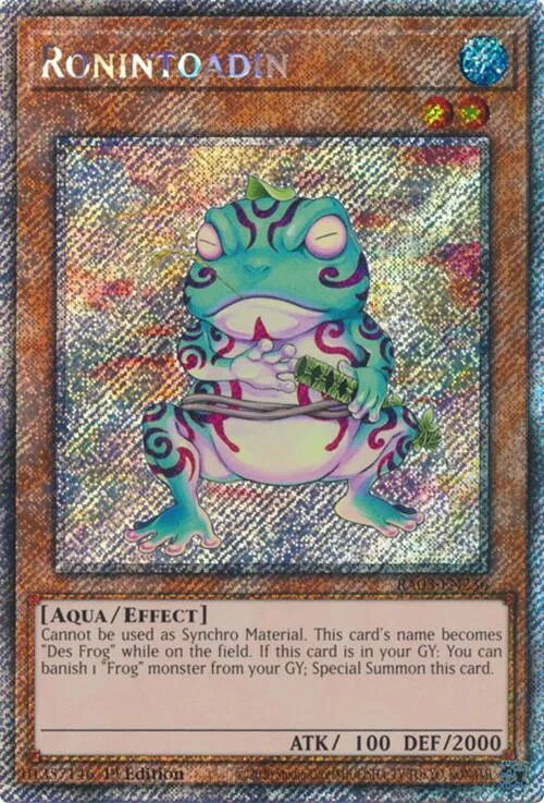 Ronintoadin - Platinum Secret Rare