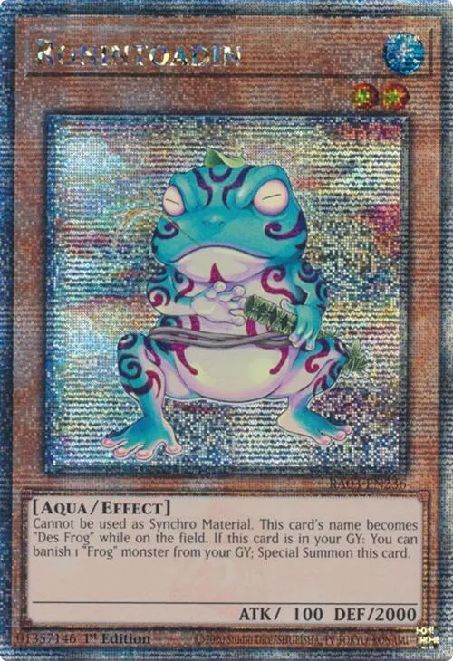 Ronintoadin - Quarter Century Secret Rare