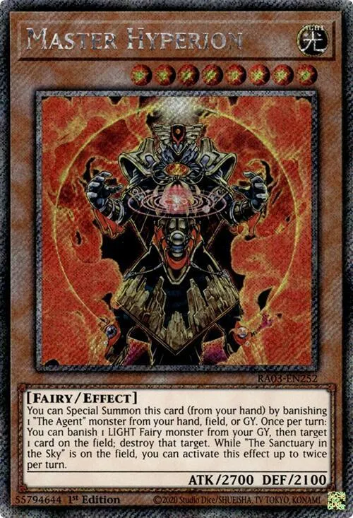Master Hyperion - Platinum Secret Rare