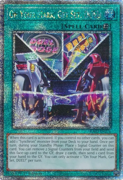 On Your Mark, Get Set, DUEL! - Quarter Century Secret Rare