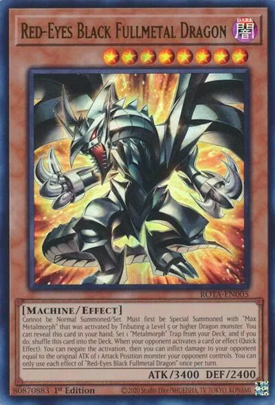 Red-Eyes Black Fullmetal Dragon - 1st Edition