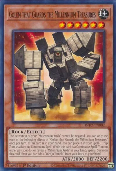 Golem that Guards the Millennium Treasures