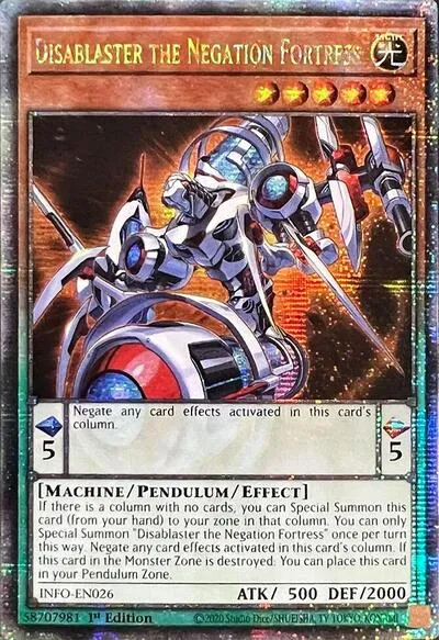 Disablaster the Negation Fortress - Quarter Century Secret Rare