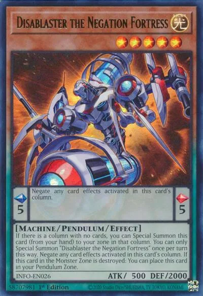 Disablaster the Negation Fortress - 1st Edition