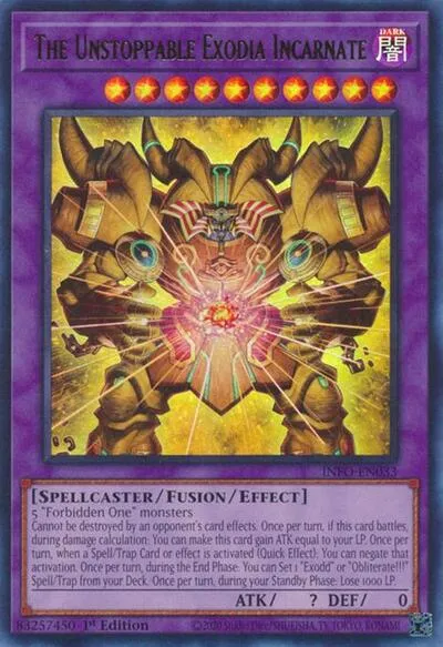 The Unstoppable Exodia Incarnate - 1st Edition