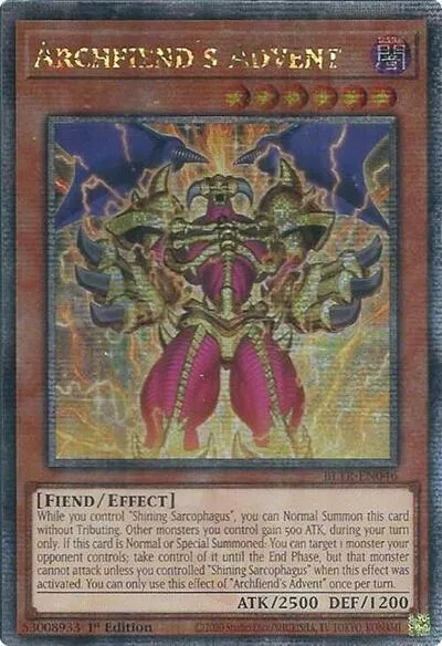 Archfiend's Advent - Quarter Century Secret Rare