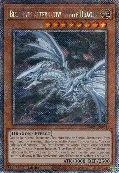 Blue-Eyes Alternative White Dragon - Platinum Secret Rare