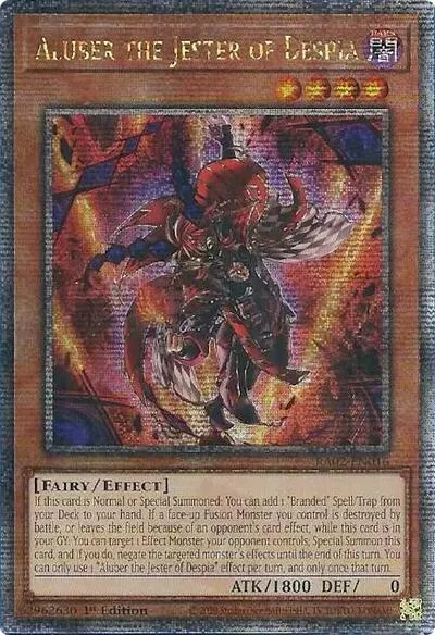 Aluber the Jester of Despia - Quarter Century Secret Rare