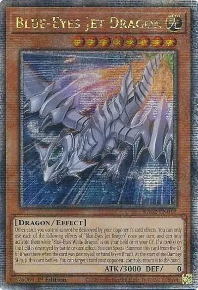 Blue-Eyes Jet Dragon - Quarter Century Secret Rare