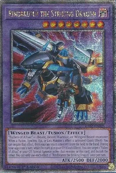Rindbrumm the Striking Dragon - Quarter Century Secret Rare