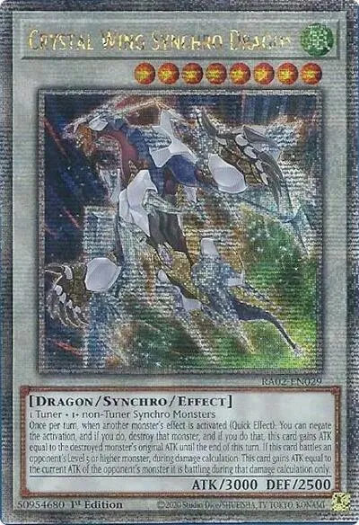 Crystal Wing Synchro Dragon - Quarter Century Secret Rare