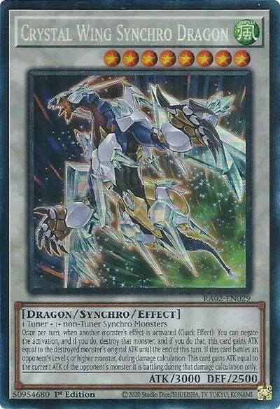 Crystal Wing Synchro Dragon - Pcr