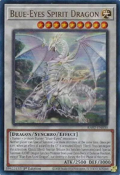 Blue-Eyes Spirit Dragon - Ur