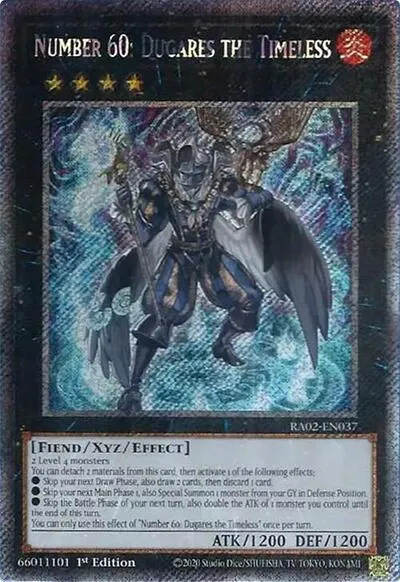 Number 60: Dugares the Timeless - Platinum Secret Rare