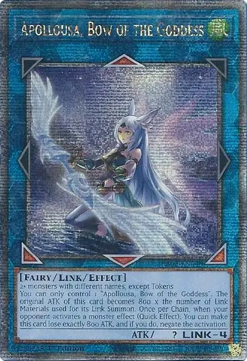 Apollousa, Bow of the Goddess - Quarter Century Secret Rare