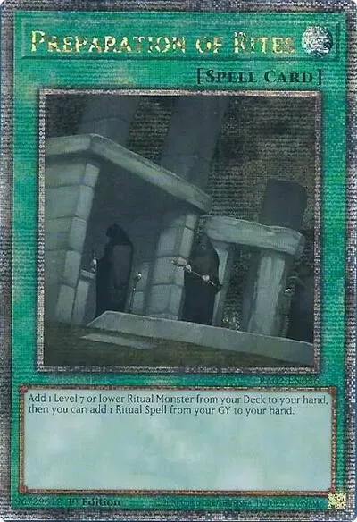Preparation of Rites - Quarter Century Secret Rare