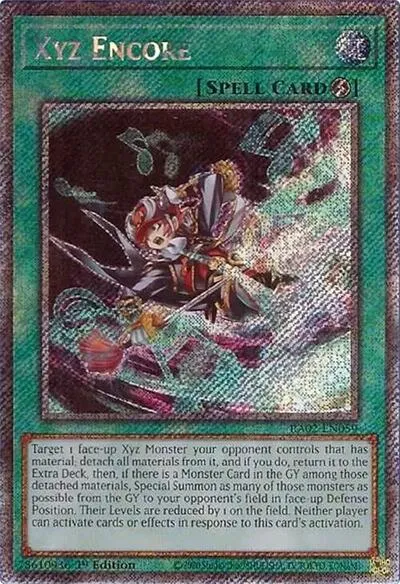Xyz Encore - Platinum Secret Rare