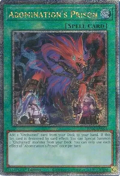 Abomination's Prison - Quarter Century Secret Rare