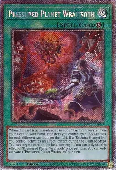 Pressured Planet Wraitsoth - Platinum Secret Rare
