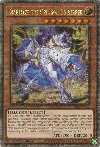 Diabellze the Original Sinkeeper - Quarter Century Secret Rare