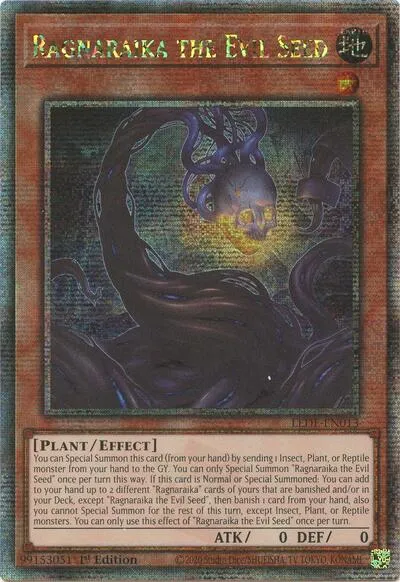 Ragnaraika the Evil Seed - Quarter Century Secret Rare