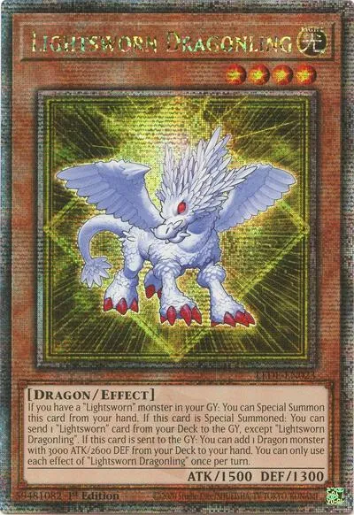 Lightsworn Dragonling - Quarter Century Secret Rare