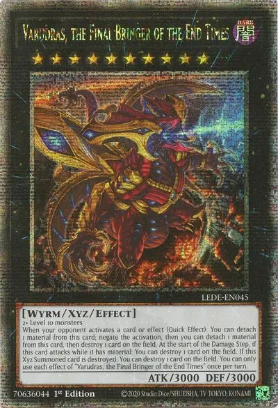 Varudras, the Final Bringer of the End Times - Quarter Century Secret Rare