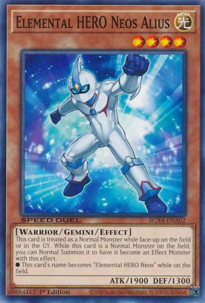 Elemental HERO Neos Alius - 1st Edition