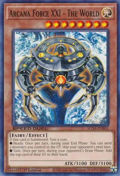 Arcana Force XXI - The World - 1st Edition