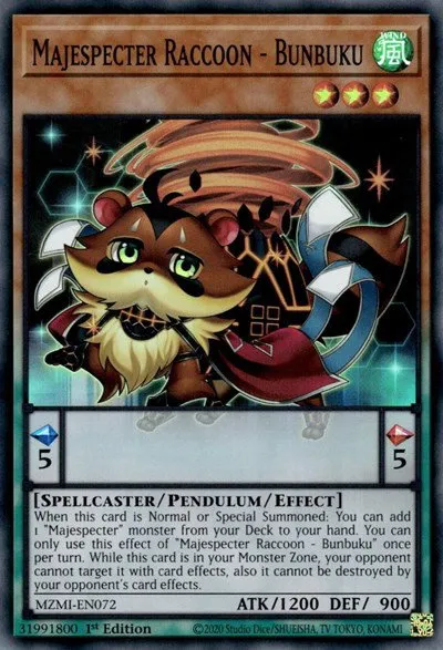 Majespecter Raccoon - Bunbuku - 1st Edition