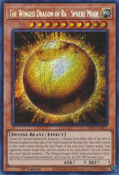 The Winged Dragon of Ra - Sphere Mode - Secret Rare