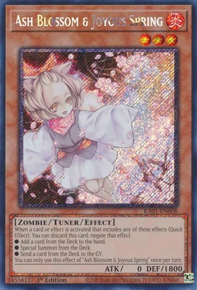 Ash Blossom & Joyous Spring - Platinum Secret Rare