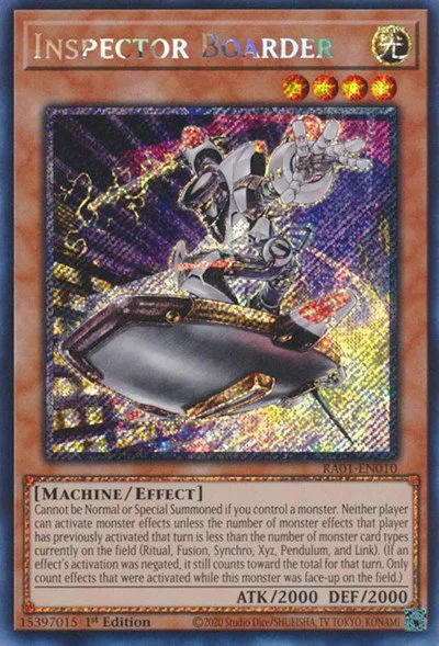 Inspector Boarder - Platinum Secret Rare