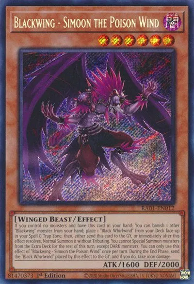 Blackwing - Simoon the Poison Wind - Secret Rare