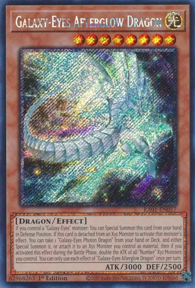 Galaxy-Eyes Afterglow Dragon - Platinum Secret Rare