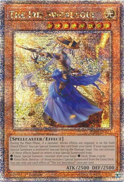 The Iris Swordsoul - Quarter Century Secret Rare