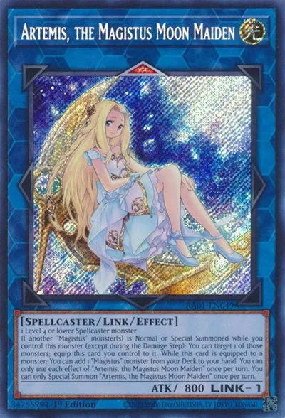 Artemis, the Magistus Moon Maiden - Secret Rare