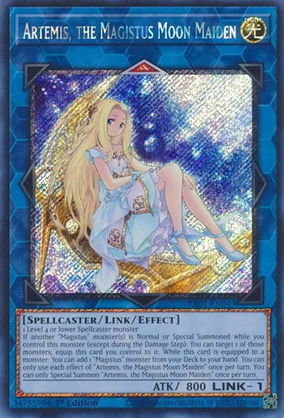 Artemis, the Magistus Moon Maiden - Platinum Secret Rare