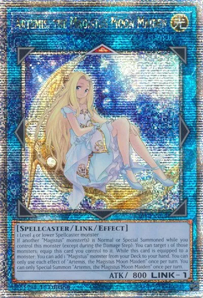 Artemis, the Magistus Moon Maiden - Quarter Century Secret Rare