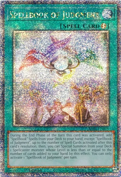 Spellbook of Judgment - Quarter Century Secret Rare