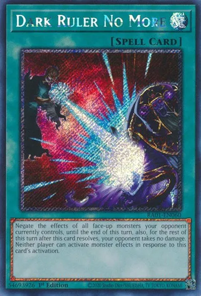 Dark Ruler No More - Platinum Secret Rare