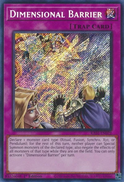 Dimensional Barrier - Secret Rare